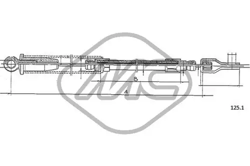 жило на стратера Metalcaucho 81570