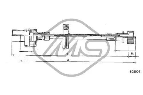 ос на тахографа Metalcaucho 81733