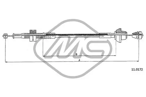 жило за газ Metalcaucho 81907