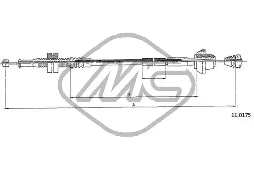 жило за газ Metalcaucho 81910