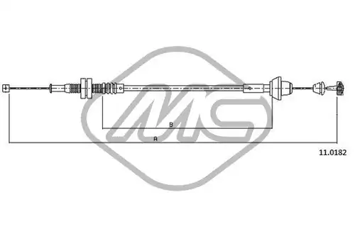 жило за газ Metalcaucho 81915