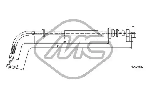 жило за газ Metalcaucho 82128