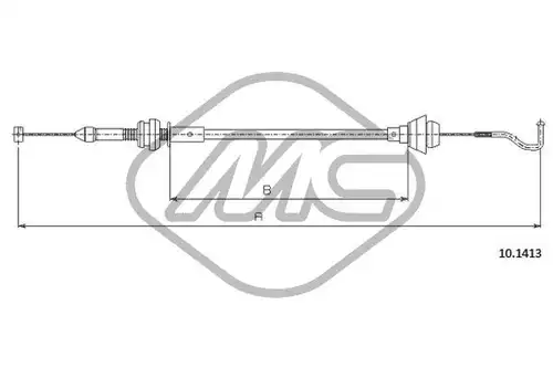 жило за газ Metalcaucho 83297