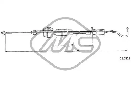 жило за газ Metalcaucho 83827