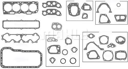 пълен комплект гарнитури, двигател METAL LEVE J&RM-1829/4