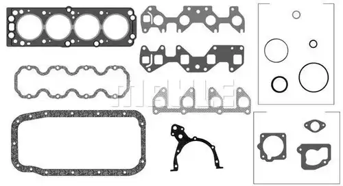 пълен комплект гарнитури, двигател METAL LEVE J&RM-2141/4