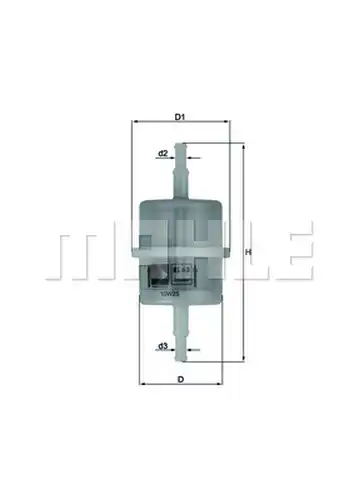 горивен филтър METAL LEVE KL 63