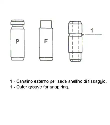 водач на клапан METELLI 01-2594