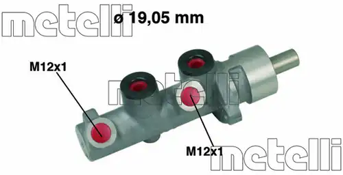 Спирачна помпа METELLI 05-0472