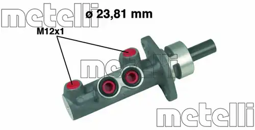 Спирачна помпа METELLI 05-0488