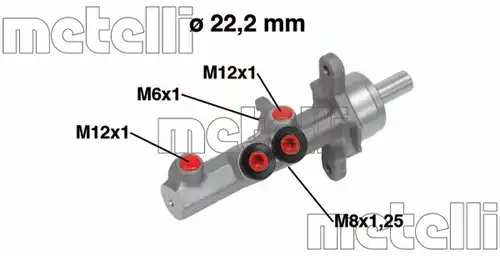 Спирачна помпа METELLI 05-0721