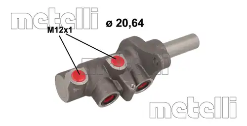 Спирачна помпа METELLI 05-1132