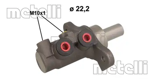 Спирачна помпа METELLI 05-1135