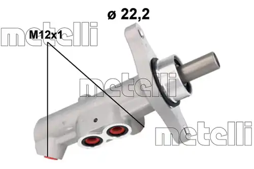 Спирачна помпа METELLI 05-1177