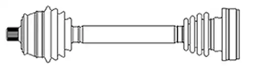 полуоска METELLI 17-0200