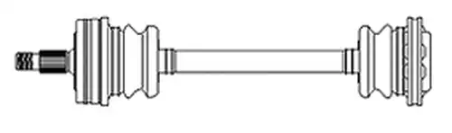 полуоска METELLI 17-0214