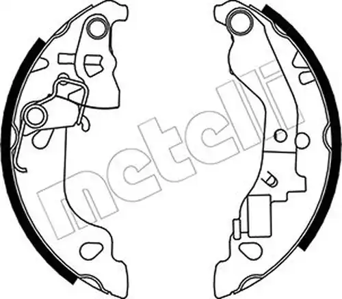 комплект спирачна челюст METELLI 53-0079Y