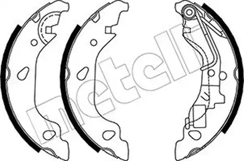 комплект спирачна челюст METELLI 53-0080Y
