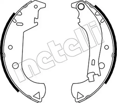 комплект спирачна челюст METELLI 53-0081Y