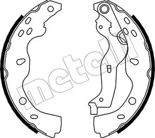 комплект спирачна челюст METELLI 53-0096