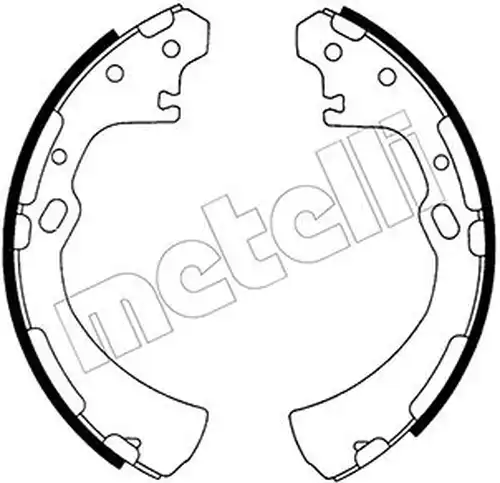 комплект спирачна челюст METELLI 53-0279