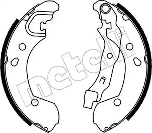 комплект спирачна челюст METELLI 53-0290