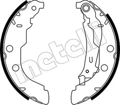 комплект спирачна челюст METELLI 53-0326