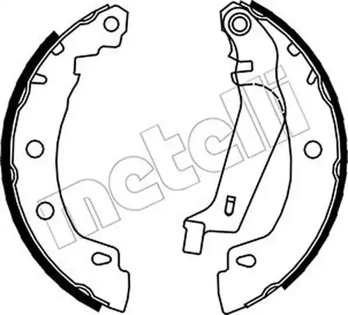 комплект спирачна челюст METELLI 53-0353Y