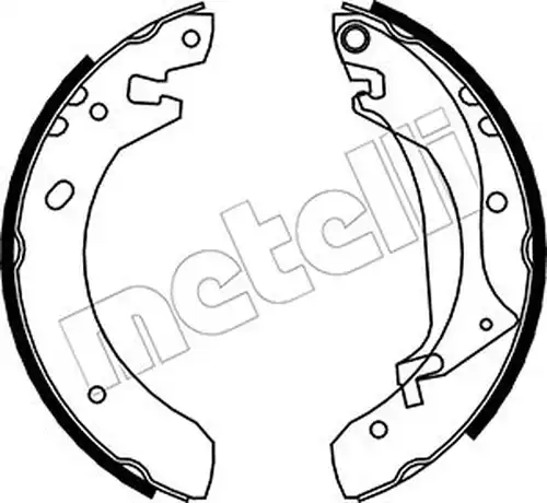 комплект спирачна челюст METELLI 53-0368