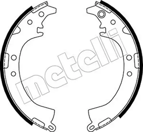 комплект спирачна челюст METELLI 53-0429