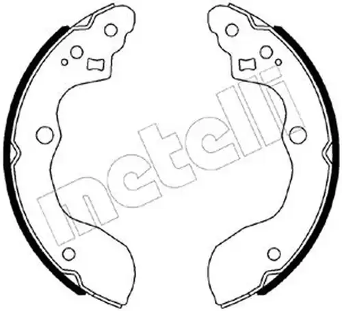 комплект спирачна челюст METELLI 53-0540