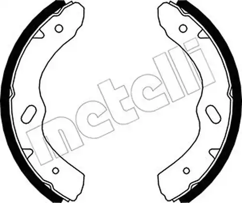 комплект спирачна челюст METELLI 53-0573