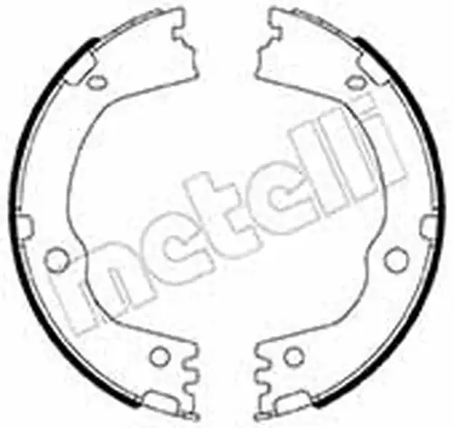 комплект спирачна челюст, ръчна спирачка METELLI 53-0670