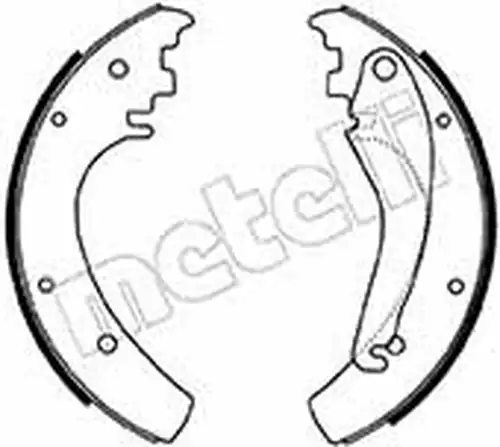 комплект спирачна челюст METELLI 53-0675