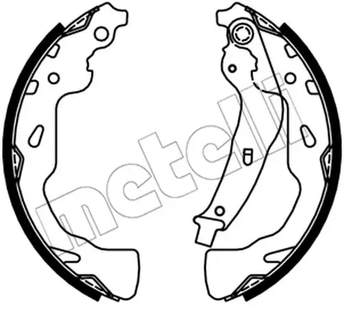 комплект спирачна челюст METELLI 53-0744