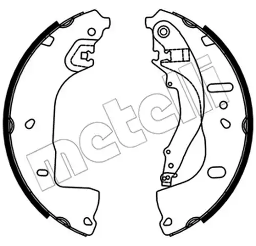 комплект спирачна челюст METELLI 53-0764