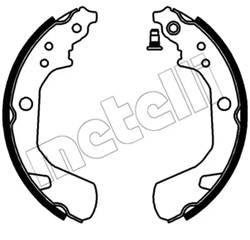 комплект спирачна челюст METELLI 53-0770