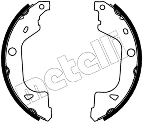 комплект спирачна челюст METELLI 53-0775