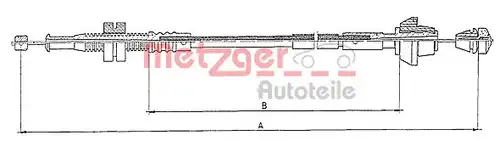 жило за газ METZGER 10.0153