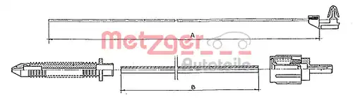 жило за газ METZGER 10.0381