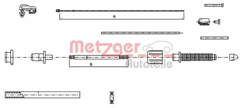 жило за газ METZGER 10.0382