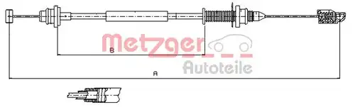 жило за газ METZGER 10.0390