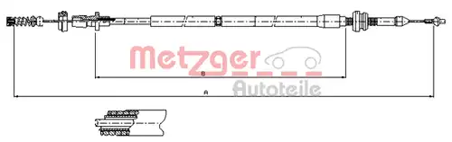 жило за газ METZGER 10.0904