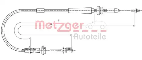 жило за газ METZGER 10.1011