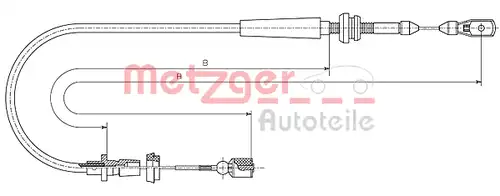 жило за газ METZGER 10.1013