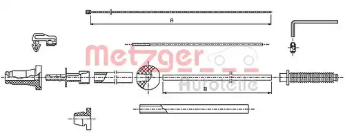 жило за газ METZGER 10.1175