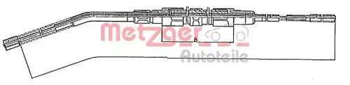 жило за ръчна спирачка METZGER 10.425