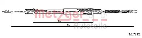 жило за ръчна спирачка METZGER 10.7812