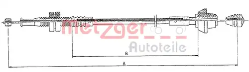 жило за газ METZGER 11.0126