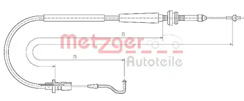 жило за газ METZGER 11.0637